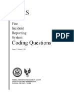 NFIRS Coding Questions Manual