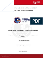 Tesis de Grado para Dimensionamiento de Red LTE en Peru