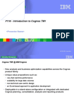 Introduction To Cognos TM1