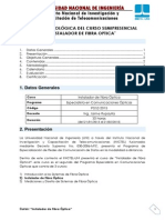 Guia Metodológica Instalador de Fibra Optica