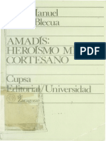 Blecua Amadis Heroismo Mitico Cortesano