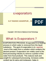 Evaporators: G.P Mandi Adampur, Hisar