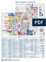 Map of Monash Clayton