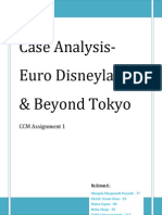 Euro Disneyland & Beyond Tokyo Case Analysis