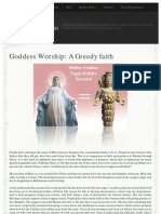 Goddess Worship Greedy Faith - Truth About The Catholic Mary