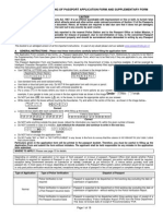 Passport Application Form