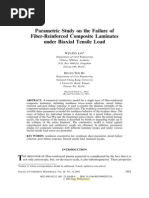 Parametric Study On The Failure of Fiber-Reinforced Composite Laminates Under Biaxial Tensile Load