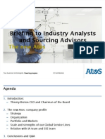 Briefing To Industry Analysts and Sourcing Advisors: The New Atos