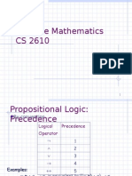 Discrete Mathematics CS 2610