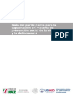 Guia Del Participante para La Capacitacion en PSVD