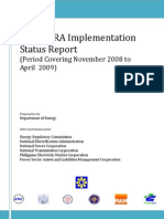 14th Status Report On EPIRA Implementation