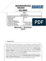 Silabo Opcional Iv