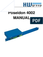 Poseidon 4002 MANUAL