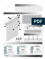 El Proceso de Instalacion de La Persiana Vertical de PVC