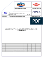 Procedure For Product Identification