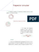 Calculo Del Area Trapecio Circular