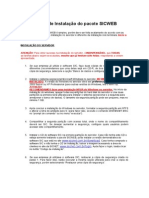 Manual de Instalação Do Pacote SICWEB