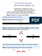 Convert Decimal To Fraction