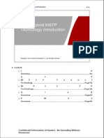 OptiX Hybrid MSTP Technology Introduction