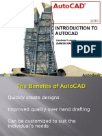 Introduction To Autocad: BDA 10102 Computer Aided Design