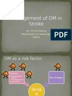 Management of DM in Stroke