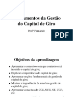 Fundamentos Da Gestao Do Capital de Giro