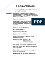 G.P.S & G.P.S Approach:: OBJECTIVE: Explain The Basic Functions of Our GPS and How We