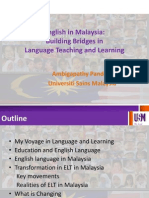 English in Malaysia: Building Bridges in Language Teaching and Learning