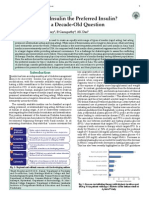 Why Is Premixed Insulin The Preferred Insulin? Novel Answers To A Decade-Old Question