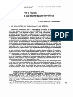 ALMEIDA, Ana Margarida Nunes - Entre o Dizer e o Fazer A Construção Da Identidade Feminina PDF