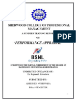 Performance Appraisal": Sherwood College of Professional Management