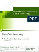 Present Perfect Continuous