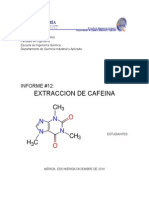 Informe Extraccion de Cafeina