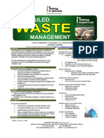 Scheduled and Chemical Waste Management Public Program Course Brochure by ITrainingExpert 2015