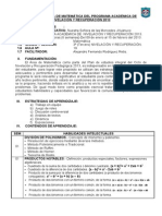 Syllabus Tercero Secundaria