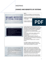 2.2 - Relevance and Benefits of Systems Engineering