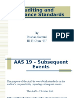 Auditing and Assurance Standards