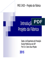 Introdução Ao Projeto Da Fábrica, Tipos de Processo