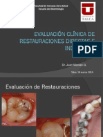 1.evaluación de Restauraciones 2014 PDF