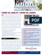 Crude Analysis - Maxxam