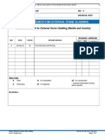 P07-F06 Method Statement For External Stone Cladding