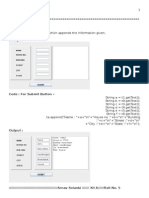 CBSE IP Practical File 2015 (Java and MySQL)