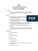 Panasonic Ohsas 18001 Manual 2014