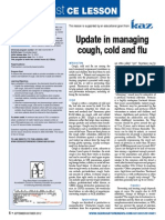 Update in Managing Cough Cold and Flu - Knowledge-Based Activity