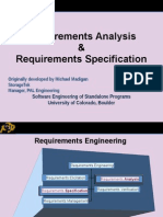 Requirements Analysis & Requirements Specification