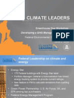 Climate Leaders: Developing A GHG Management Strategy