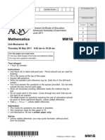 Aqa MM1B W QP Jun11