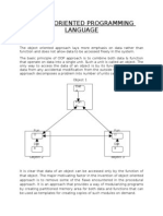 Object Oriented Programming Language