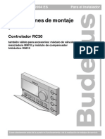 Instrucciones de Montaje y Servicio RC30