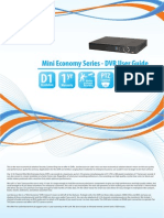 Mini Economy Series - DVR User Guide